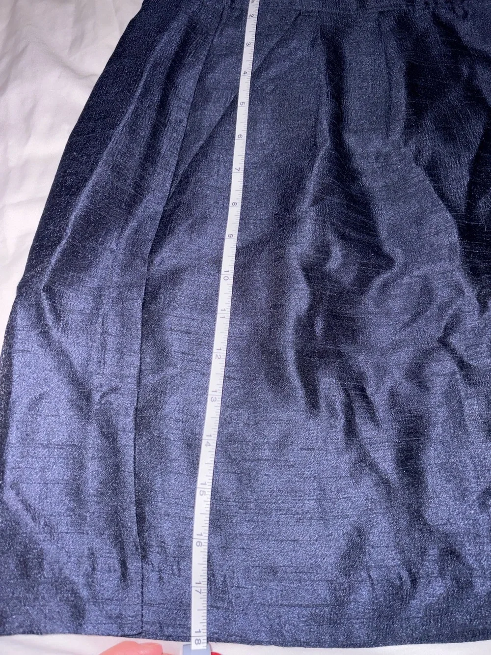 H&M Navy A-Line Skirt